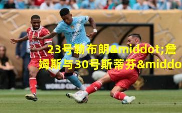 23号勒布朗·詹姆斯与30号斯蒂芬·库里的时代印记